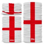 England flag headwear snood bandana multifunctional recycled plastic UK