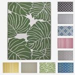 Outdoor Rugs - Large Waterproof Plastic Rug, Mat, Carpet for Garden & Indoor 