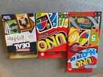 UNO Cards Mattel Card Game h2o to go -wild- plus harry potter monoply deal new