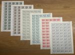Greenland - stamps - full sheets - G Numbers - 1970 to 1980 - Mint condition