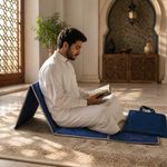 Foldable, Backrest Prayer Mat, Thick Rugs, Picnic Seat  in BAG, Eid Gift