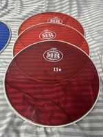 Dhol Treble Skin RED 13”