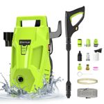 Pressure Washer 2050PSI 2300W 1.6GPM Adjustable Nozzle Detergent UK Stock