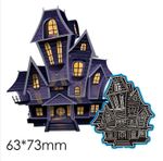 Halloween Castle Metal Cutting Dies Scrapbooking Paper Cards Embossing Stencils