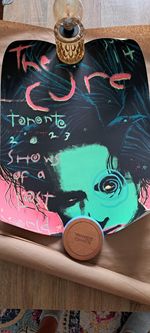 The Cure Toronto 2023 tour poster/screen print Numbered 1st Edition  #808/2750