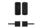 Kwikset Halo WiFi Touchscreen Smart Lock, Matte Black,Contemporary Lever
