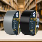 Duct Tape 42mm x 50m Grey/ Black   Heavy Duty Cloth/ GAFFER Waterproof All Use