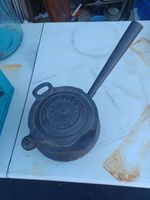 Vintage Marietta PA Cast Iron Bean Pot With Handle 3 Quart Gate Marked