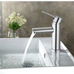 Bathroom Basin Mixer Tap – Chrome Brass Dual Handle Brand new, high-quality