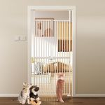 Extra Tall Cat Gate 190cm Pet Gate for 85 to 93cm Wide Cat Gate Pressure Mounted