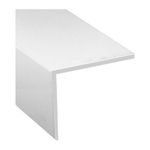 L Moulding Angle Trim White 19mm x 2.5 Metre