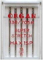 Sewing Machines Needles, Super Stretch Size 75/11  HAx1SP Genuine Organ Needles
