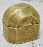 Antique Brass Small Kum Kum Powder Tika Box Original Old Hand Crafted
