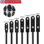 Universal Smart Watch Charging Cable 2/4Pin USB Data Magnetic Charger