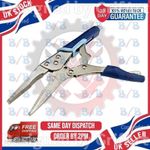 9" LONG NOSE PLIERS MOLE GRIPS SELF LOCKING VICE ADJUSTABLE LARGE WRENCH CLAMP