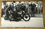 UNKNOWN       - MOTORCYCLE RACERS - VINTAGE  PHOTO