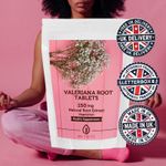 Valeriana Root Extract Concentrate 30 Tablets Sleeping Pills Anti-Stress BRITVIT