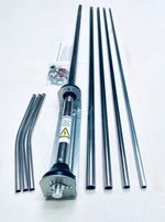 Sigma Venom 1/2 Wave High Gain Silver Rod CB Base Station Antenna 10 & 11 Meters