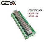 GEYA Omron Relay Module for PLC 16 Channel 12V 24V AC/DC 1NO1NC Pluggale Relay
