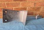 HEAVY DUTY GALVANISED-INTERNAL-POST SUPPORT FOOT THICKNESS: 5mm;150mm (5.9")