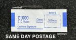 £10 note money bands UK money straps (select quantity) - 100% satisfaction