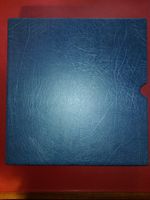 Lighthouse Slip Case Green/Blue Case Used approx 305mm x 320mm x 65mm