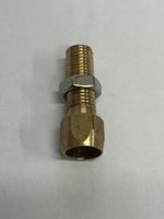 Dellorto Brass Throttle Cable Adjuster & SS Nut Lambretta LI SX TV DL GP & Vespa