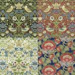 4 x Mixed Napkins/33cm/3Ply/Decoupage/Strawberry Thief/William Morris/Steiner