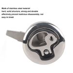 2 Boat Cam Latch Stainless Steel Durable Flush Pull For Marine Use