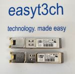 2x Cisco SFP Transceiver GLC-T 30-1410-03 CNS8TUTAAB 1000BASE-T Pair RJ45