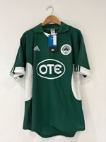 Panathinaikos Home 2002/03 Adidas Football Shirt Original Deadstock BNWT XL