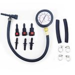 Fuel Pressure Test Kit 0-100PSI Fuel Injection Pump Tester Gauge