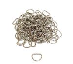 25mm D-Rings Welded 3mm Nickel Plated For Webbing Bags Straps Dog Leads Crafts