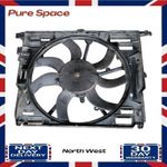 BMW F01 F10 F11 F12 F13 Radiator Fan Engine Cooling Shroud Housing 7612453
