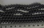 25 x 6mm haematite round beads - beads for jewellery & crafts