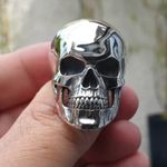 Men's Skull Ring Stainless Steel Gothic Biker Punk Hip Hop Statement Ring UK