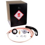 CAMPERVAN CAMPINGAZ LOCKER FOR 907 904 BOTTLE - CAMPING GAS REGULATOR FULL KIT