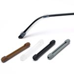 2 Eyeglass Tips Non-slip Glasses Leg Sleeves for Outdoor Activities