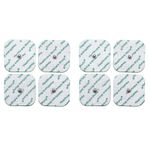 Square Stud 3.5mm Tens Machine Pads 5x5cm Pack of 8 High Quality Long Life Gel 
