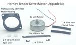 HORNBY MULTI CLASS TENDER DRIVE TRAIN LOCO RINGFIELD MOTOR UPGRADE KIT RAILWAY