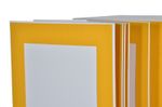 Picture Folder/Leporello for 50 Photos 13x18 - Yellow on White Basic - CG130