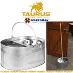 MARKSMAN Heavy Duty Metal Mop Bucket Galvanised Industrial Cleaning UK FREE P&P