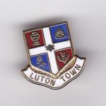 Luton Town - lapel badge brooch fitting