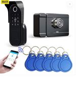 Wolf Guard TT01 Rain Proof Smart Lock,WiFi Door Lock 5 in 1 Fingerprint Password