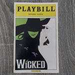 Wicked May 2004 Playbill OBC Kristin Chenoweth Idina Menzel Gershwin Theatre