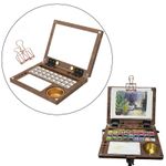 Watercolor Palette with Mixing Area Watercolor Paint Storage Box Paint Tray