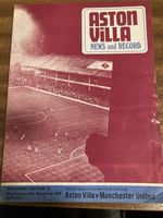 Aston Villa v Manchester United 23rd December 1970 FLC Semi Final 