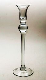 Tall Elegant Hand Blown Art Glass Candlestick 295mm