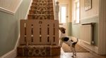 MDF  Pet Dog Gate Safety Barrier Stair Guard No Drill Puppy Fence