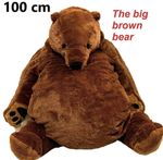 Djungelskog *100cm!* Large IKEA Bear 100/80/60/40cm brown plush teddy